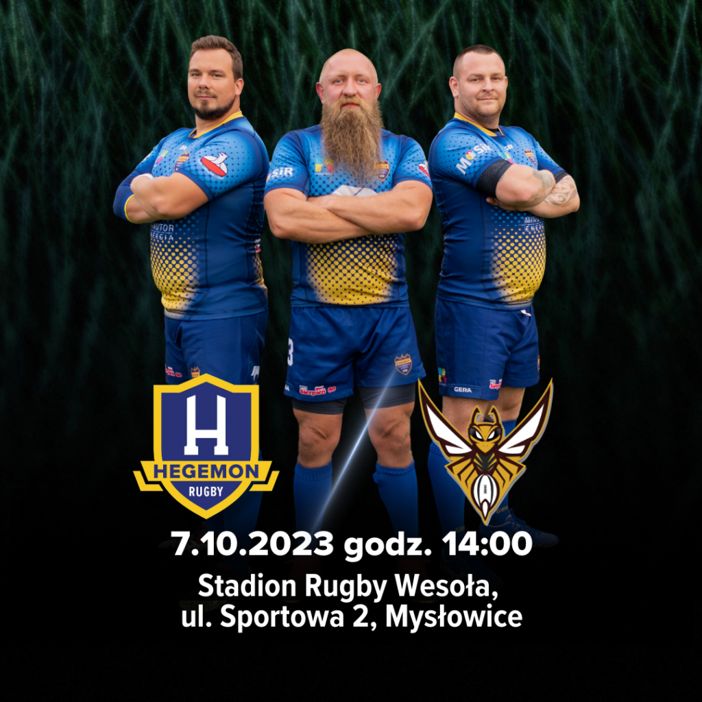Plakat mecz Hegemon Mysłowice - Rugby Wrocław
